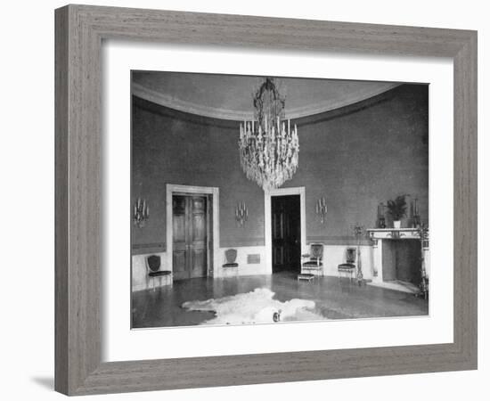 The Blue Room at the White House, Washington DC, USA, 1908-null-Framed Giclee Print