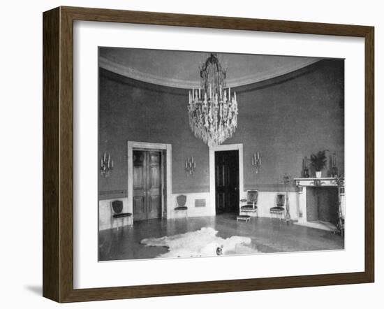 The Blue Room at the White House, Washington DC, USA, 1908-null-Framed Giclee Print