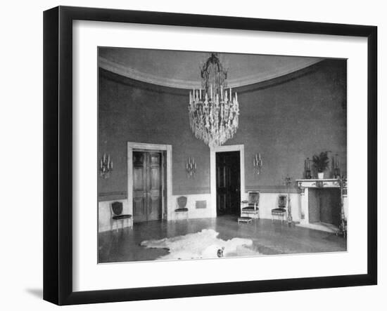 The Blue Room at the White House, Washington DC, USA, 1908-null-Framed Giclee Print