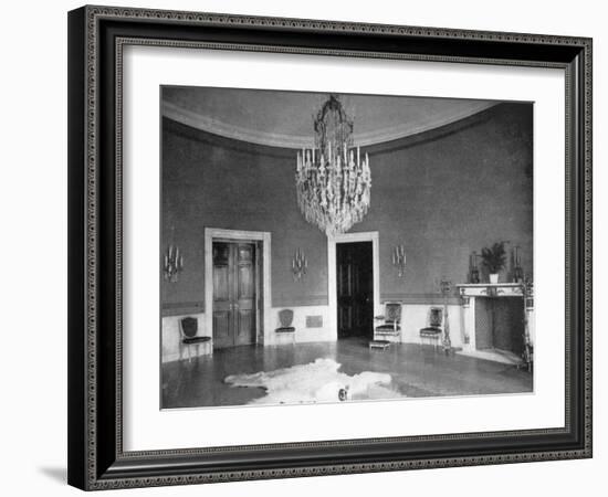 The Blue Room at the White House, Washington DC, USA, 1908-null-Framed Giclee Print