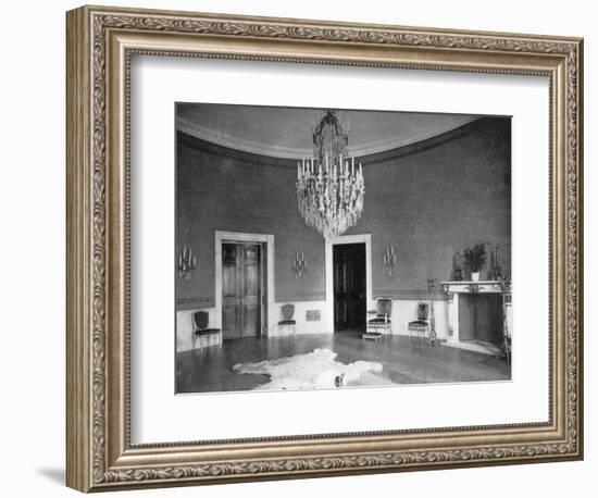 The Blue Room at the White House, Washington DC, USA, 1908-null-Framed Giclee Print