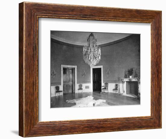 The Blue Room at the White House, Washington DC, USA, 1908-null-Framed Giclee Print