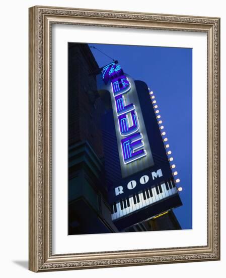 The Blue Room Jazz Club, 18th and Vine Historic Jazz District, Kansas City, Missouri, USA-null-Framed Photographic Print