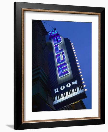 The Blue Room Jazz Club, 18th and Vine Historic Jazz District, Kansas City, Missouri, USA-null-Framed Photographic Print