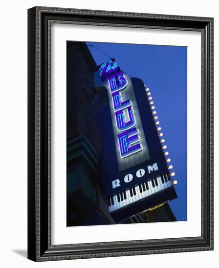 The Blue Room Jazz Club, 18th and Vine Historic Jazz District, Kansas City, Missouri, USA-null-Framed Photographic Print