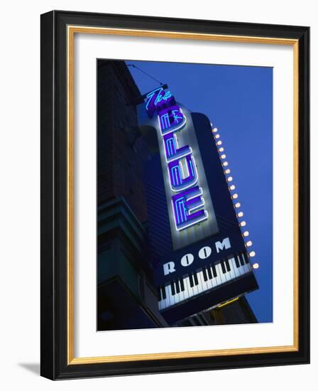 The Blue Room Jazz Club, 18th and Vine Historic Jazz District, Kansas City, Missouri, USA-null-Framed Photographic Print