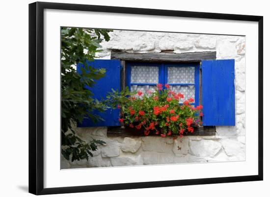 The Blue Shutters-Philippe Sainte-Laudy-Framed Photographic Print