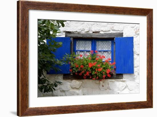 The Blue Shutters-Philippe Sainte-Laudy-Framed Photographic Print