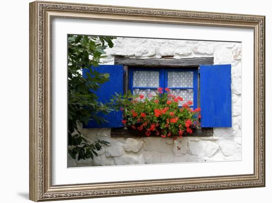 The Blue Shutters-Philippe Sainte-Laudy-Framed Photographic Print