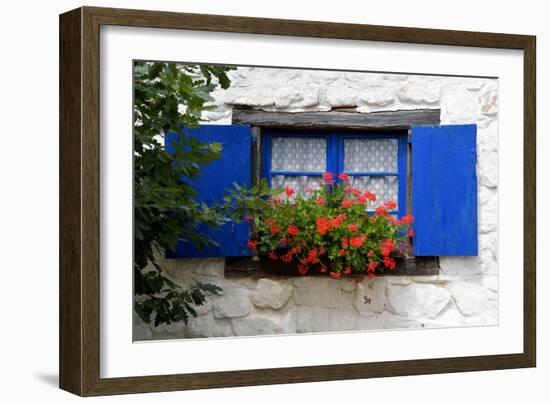 The Blue Shutters-Philippe Sainte-Laudy-Framed Photographic Print