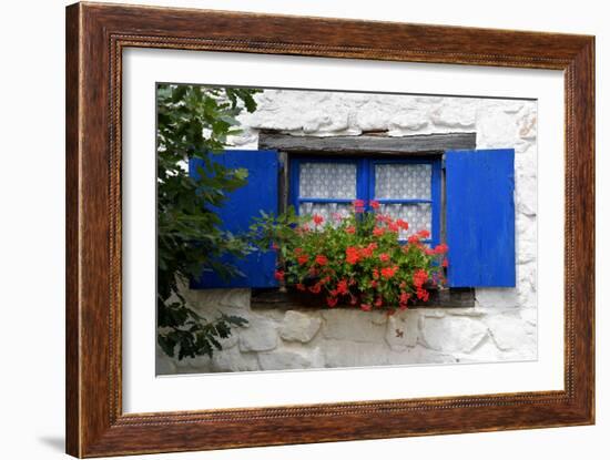 The Blue Shutters-Philippe Sainte-Laudy-Framed Photographic Print