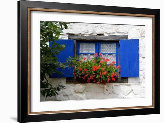 The Blue Shutters-Philippe Sainte-Laudy-Framed Photographic Print