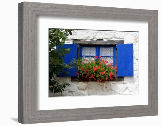 The Blue Shutters-Philippe Sainte-Laudy-Framed Photographic Print