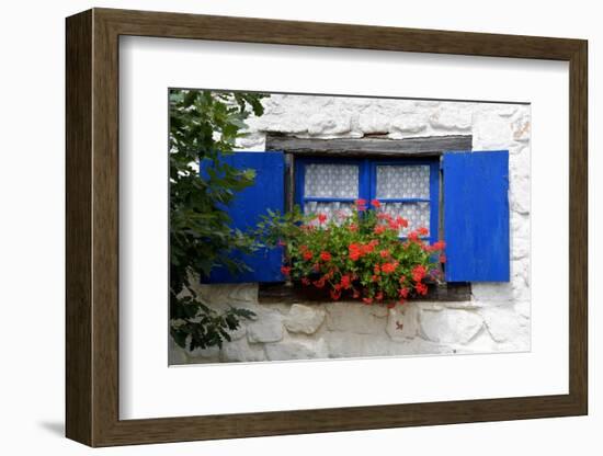 The Blue Shutters-Philippe Sainte-Laudy-Framed Photographic Print