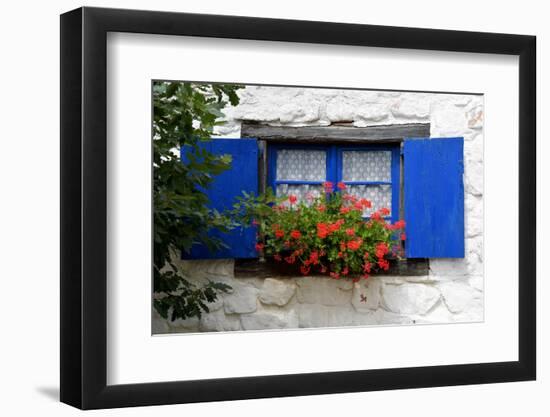 The Blue Shutters-Philippe Sainte-Laudy-Framed Photographic Print