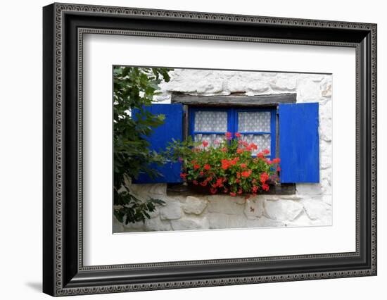 The Blue Shutters-Philippe Sainte-Laudy-Framed Photographic Print