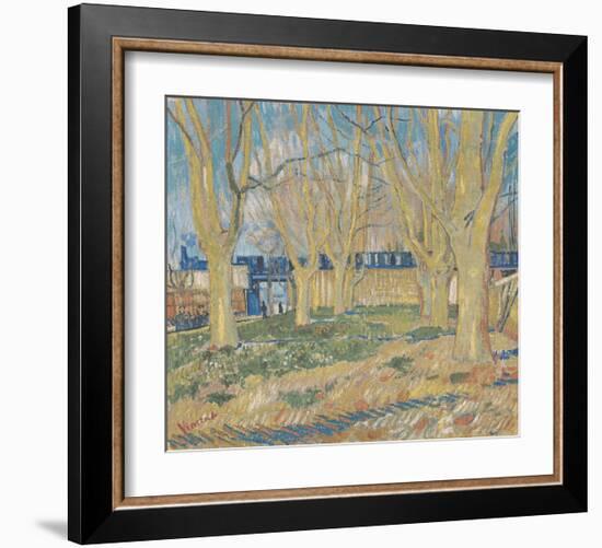 The Blue Train, 1888-Vincent van Gogh-Framed Giclee Print