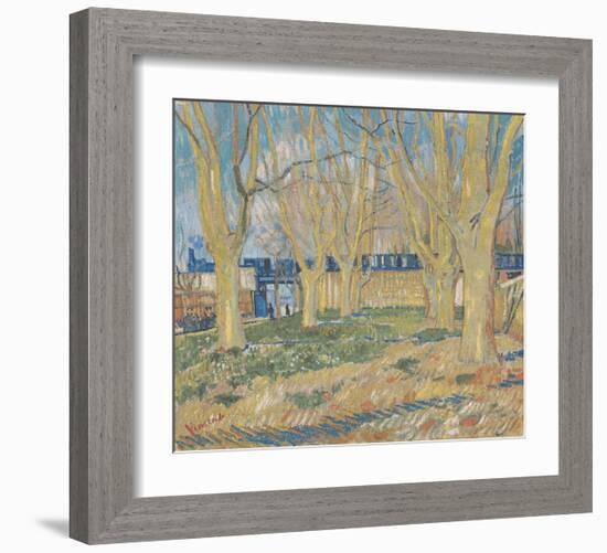 The Blue Train, 1888-Vincent van Gogh-Framed Giclee Print