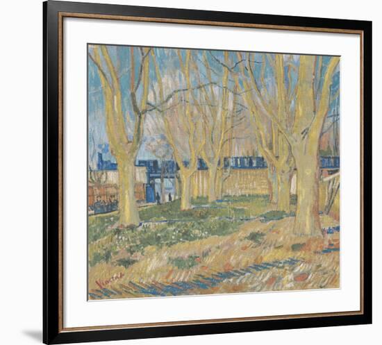 The Blue Train, 1888-Vincent van Gogh-Framed Giclee Print