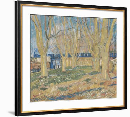 The Blue Train, 1888-Vincent van Gogh-Framed Giclee Print