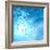 The Blue Underwater with Bubbles-Sergiy Serdyuk-Framed Photographic Print