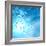 The Blue Underwater with Bubbles-Sergiy Serdyuk-Framed Photographic Print