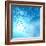 The Blue Underwater with Bubbles-Sergiy Serdyuk-Framed Photographic Print