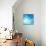The Blue Underwater with Bubbles-Sergiy Serdyuk-Mounted Photographic Print displayed on a wall
