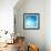 The Blue Underwater with Bubbles-Sergiy Serdyuk-Framed Photographic Print displayed on a wall