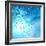 The Blue Underwater with Bubbles-Sergiy Serdyuk-Framed Photographic Print