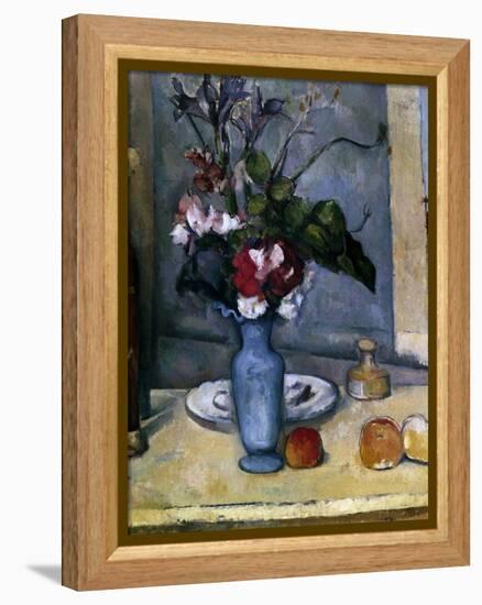 The Blue Vase, 1885-1887-Paul Cézanne-Framed Premier Image Canvas