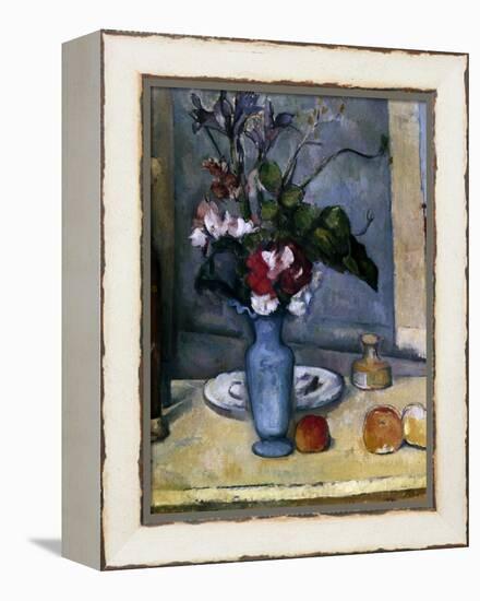 The Blue Vase, 1885-1887-Paul Cézanne-Framed Premier Image Canvas