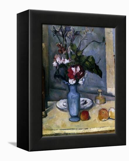 The Blue Vase, 1885-1887-Paul Cézanne-Framed Premier Image Canvas