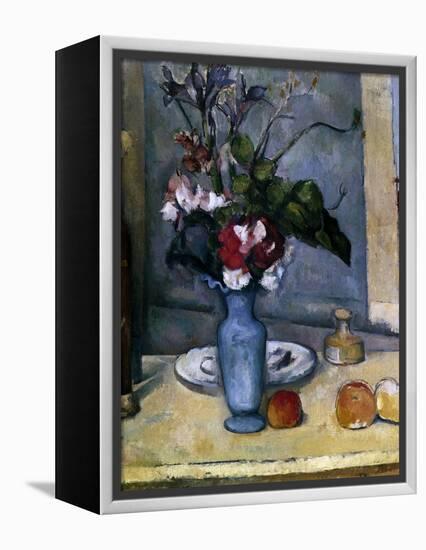 The Blue Vase, 1885-1887-Paul Cézanne-Framed Premier Image Canvas