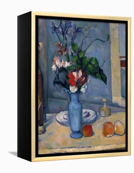 The Blue Vase, 1885-87-Paul Cézanne-Framed Premier Image Canvas