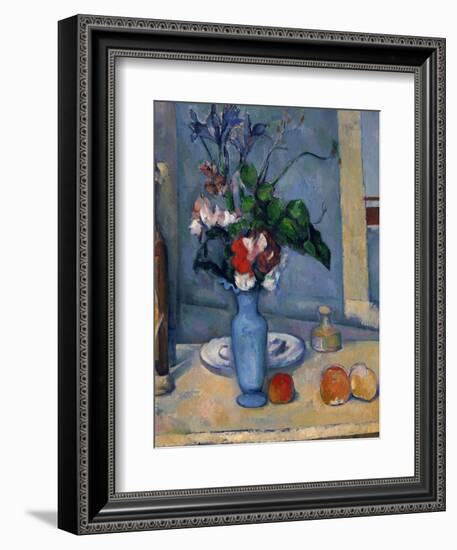 The Blue Vase, 1885-87-Paul Cézanne-Framed Giclee Print