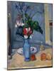 The Blue Vase, 1885-87-Paul Cézanne-Mounted Premium Giclee Print