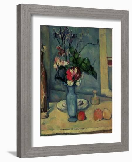 The Blue Vase, 1889-90-Paul Cézanne-Framed Giclee Print