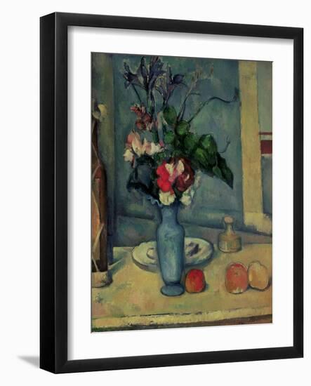 The Blue Vase, 1889-90-Paul Cézanne-Framed Giclee Print