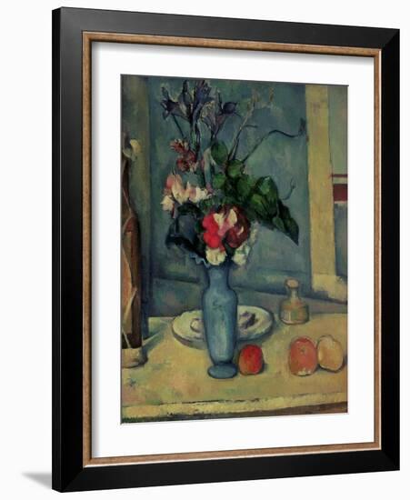 The Blue Vase, 1889-90-Paul Cézanne-Framed Giclee Print