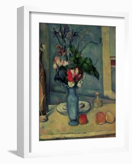 The Blue Vase, 1889-90-Paul Cézanne-Framed Giclee Print