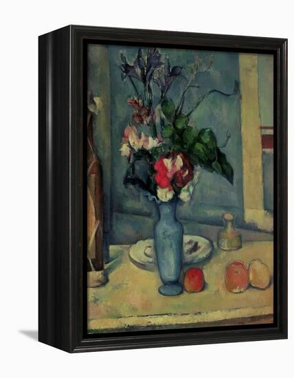 The Blue Vase, 1889-90-Paul Cézanne-Framed Premier Image Canvas