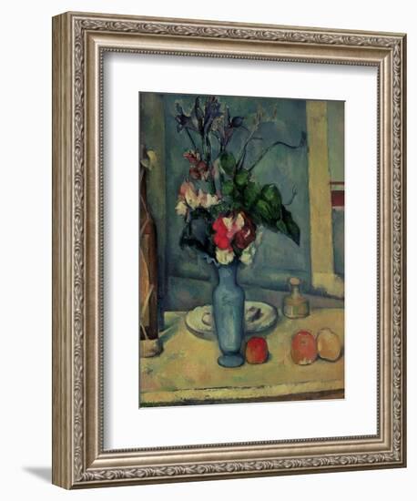 The Blue Vase, 1889-90-Paul Cézanne-Framed Giclee Print