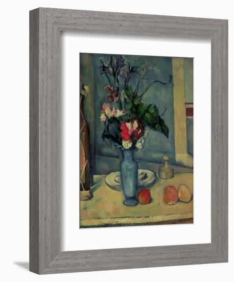 The Blue Vase, 1889-90-Paul Cézanne-Framed Giclee Print