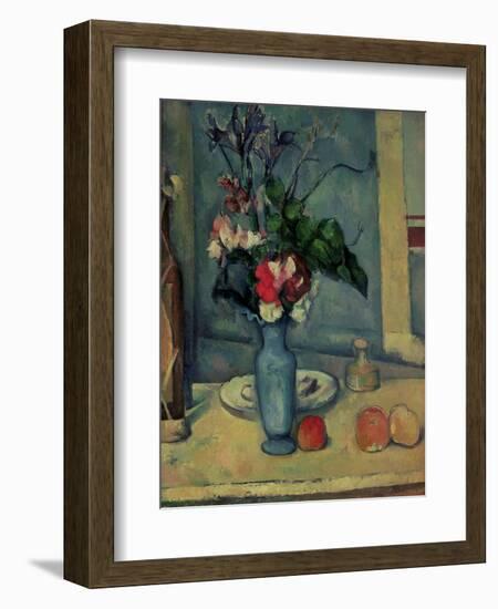 The Blue Vase, 1889-90-Paul Cézanne-Framed Giclee Print