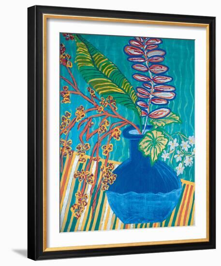 The Blue Vase-Hedy Klineman-Framed Giclee Print