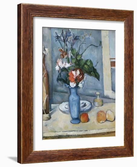 The Blue Vase-Paul Cézanne-Framed Giclee Print