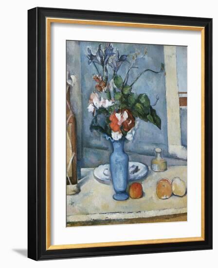 The Blue Vase-Paul Cézanne-Framed Giclee Print