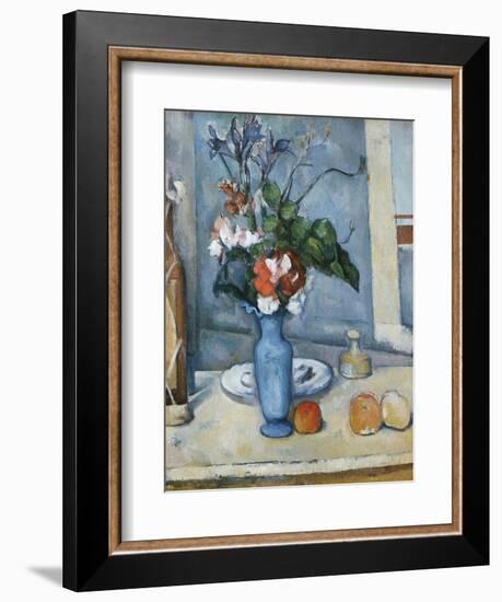 The Blue Vase-Paul Cézanne-Framed Giclee Print