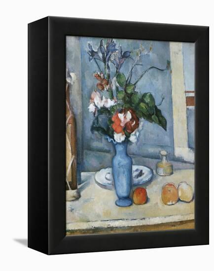 The Blue Vase-Paul Cézanne-Framed Premier Image Canvas